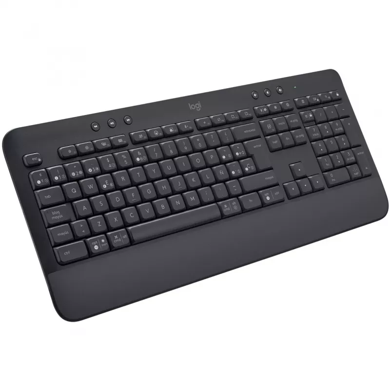 Logitech Signature K650 - belaidė klaviatūra - Bluetooth 5.1 - QWERTY ispanų - grafito (920-010917)