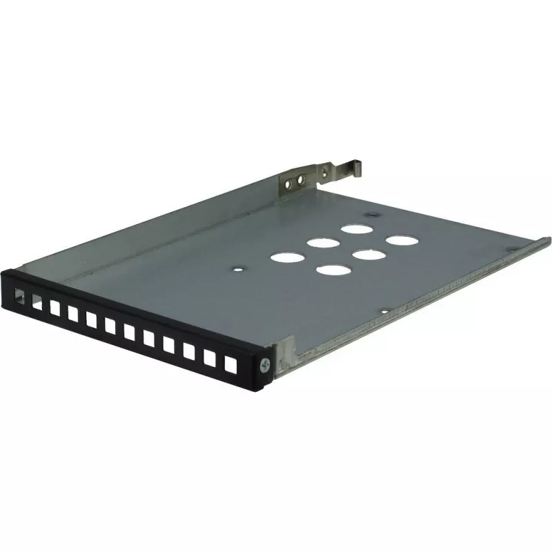 Inter-Tech IPC 1U-1404 stovas juodas, nerūdijantis plienas