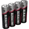 Baterija vienkartinė Ansmann 5015563 šarminė AA juoda pilka