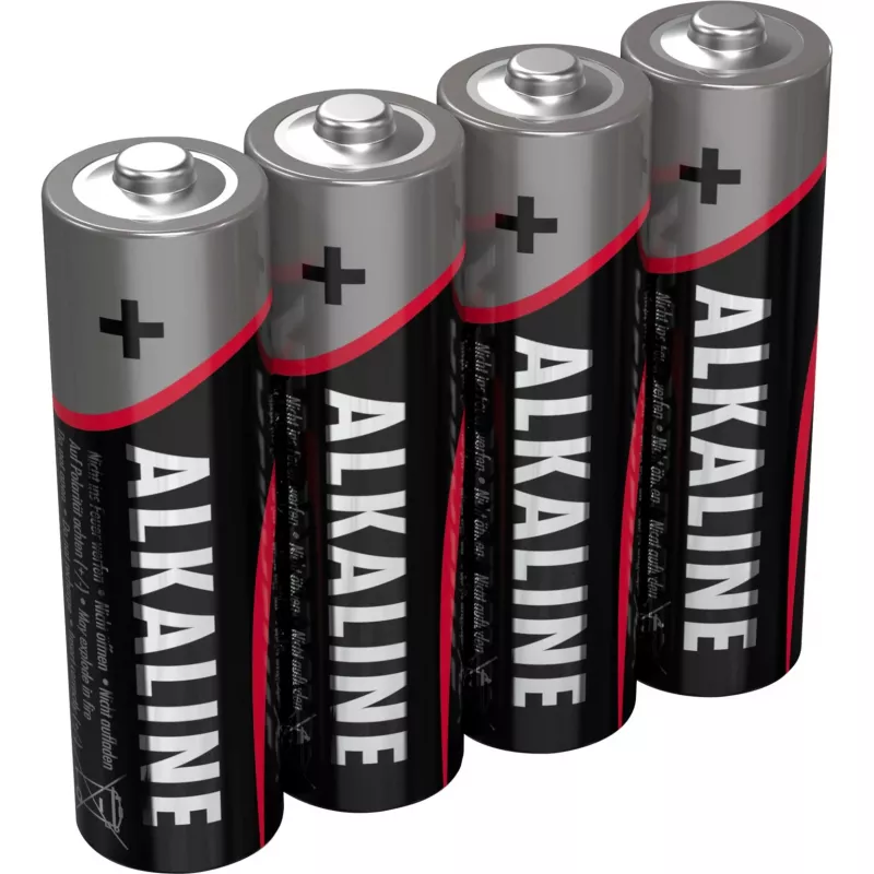 Baterija vienkartinė Ansmann 5015563 šarminė AA juoda pilka