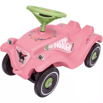 Bobby-Car-Classic Flower, Rutscher rožinė/šviesiai žalia