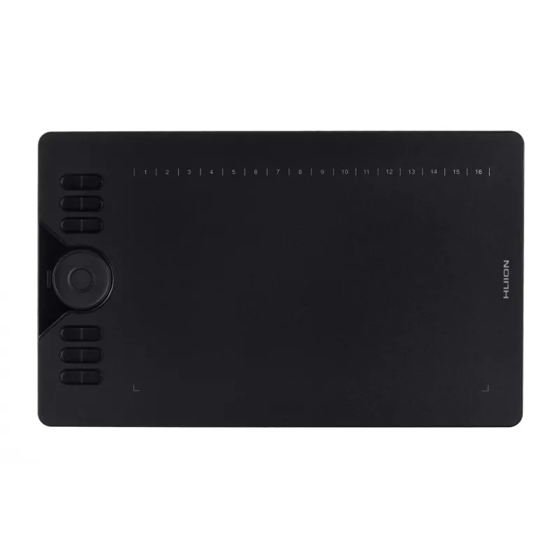 HUION HS610 grafinė planšetė 5080 lpi 254 x 158.8 mm USB Juoda