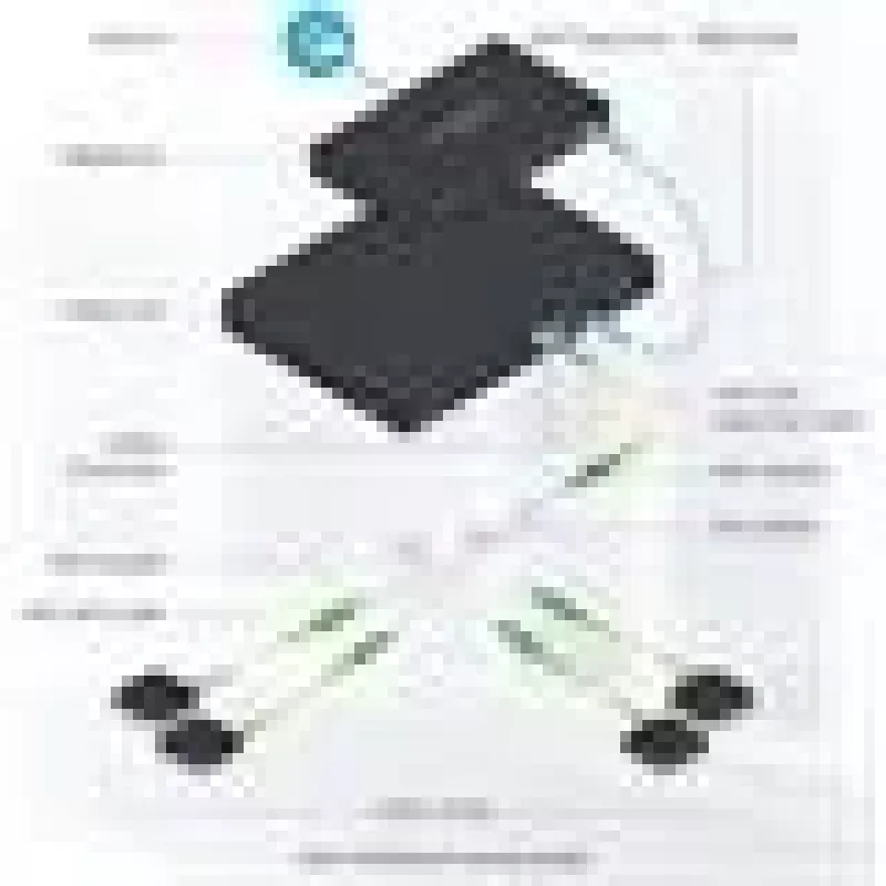 Ubiquiti UF-SPLITTER-4, 1:4 skirstytuvas, SC/APC, G.657A1, 0,9 mm, 1,5 m