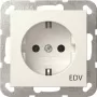 GIRA 445803 SCHUKO kištukinis lizdas su užrašu EDV System 5