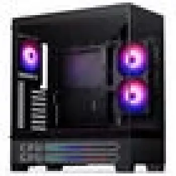 PHANTEKS XT View Matrix PC korpusas, Midi-Tower, E-ATX, grūdintas stiklas, Matrix LED - juodas (PH-XT523VM1_DBK01)