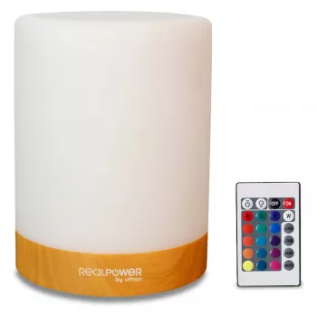 Aplinkos šviesa RealPower 200 RGB su nuotolinio valdymo pulteliu
