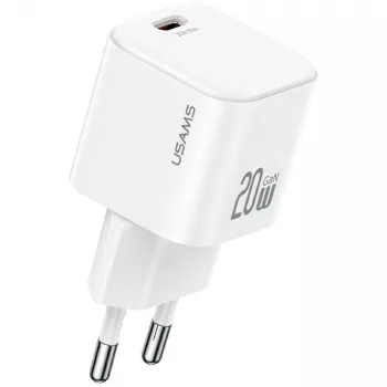 Įkroviklis usams USA001627 20W 1×USB-C su USB-C laidu – greitasis telefono ir planšetinio kompiuterio įkrovimo adapteris