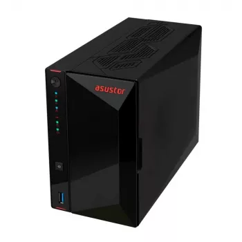 Asustor AS5402T NAS / saugojimo serveris Intel® Celeron® N5105 4 GB DDR4 0 TB ADM juoda