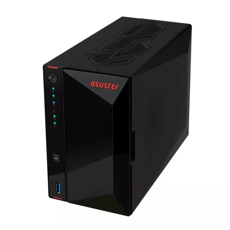 Asustor AS5402T NAS / saugojimo serveris Intel® Celeron® N5105 4 GB DDR4 0 TB ADM juoda