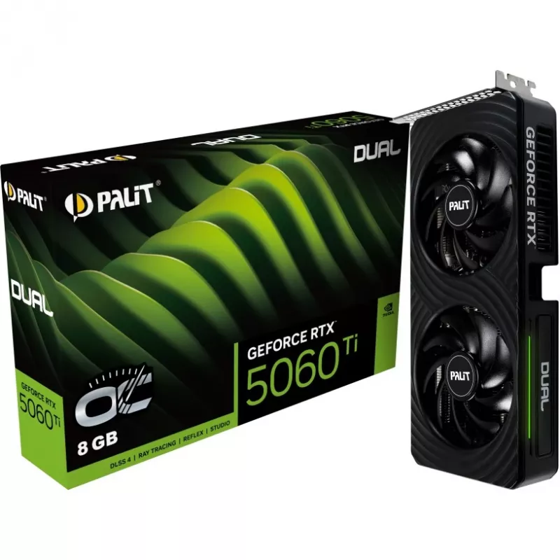 Vaizdo plokštė Palit GeForce RTX 5060 Ti 8 GB GDDR7