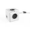 PowerCube USB Extended 3m 2404 pilkas – ilginamasis lizdų blokas su USB