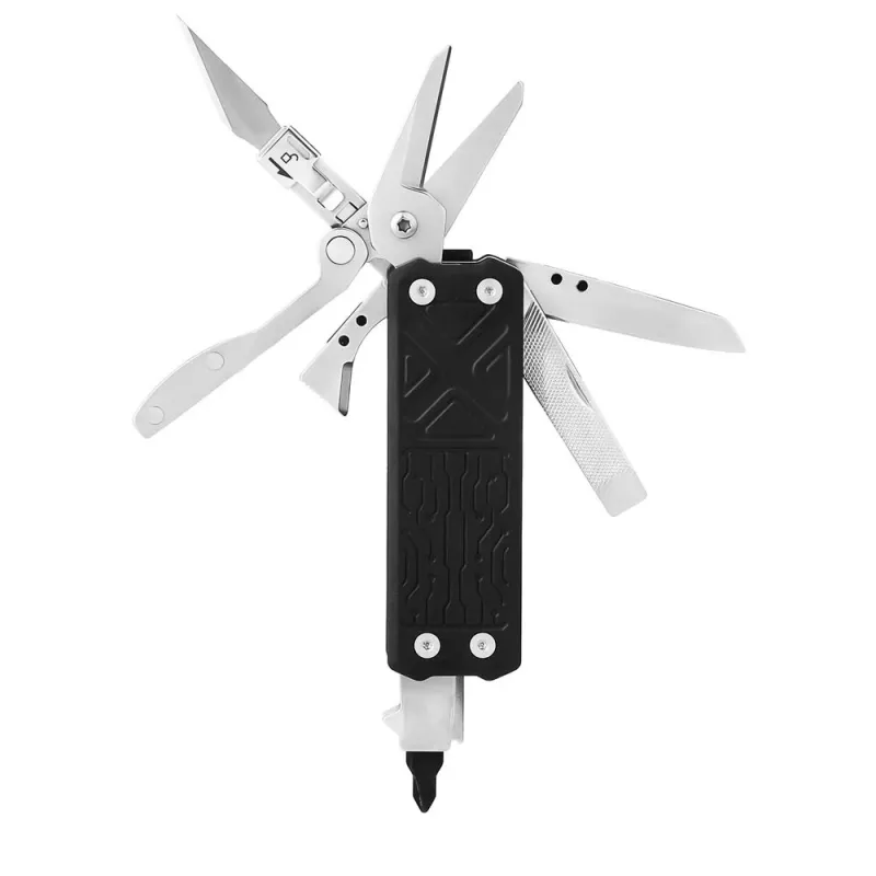 Multifunkcinis įrankis Nextool E1 10-in-1 kišeninis daugiafunkcis įrankis, juodas, sulankstomas peilis, 94 g, sulankstytas 7,9 cm