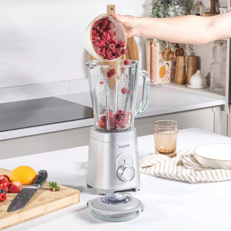 Blenderis Salter EK5531MMSVDE su stiklo ąsočiu