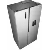 Gorenje HZF55082 NRS917E41XWD G400, Laisvai pastatomas šaldytuvas su šaldikliu, American door, Pilka, 2 durys, Liečiamas valdymas, LED