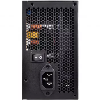 Maitinimo blokas SILVERSTONE ST50F-ES230 500 W, 24 kontaktų ATX, nemodulinis, 120 mm ventiliatorius, aliuminis