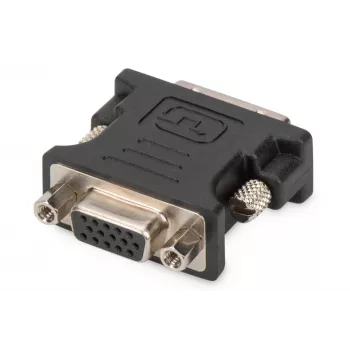 Assmann DVI adapteris DVI(24+5) - HD15 M/F DVI-I Dual Link bl (AK-320504-000-S)
