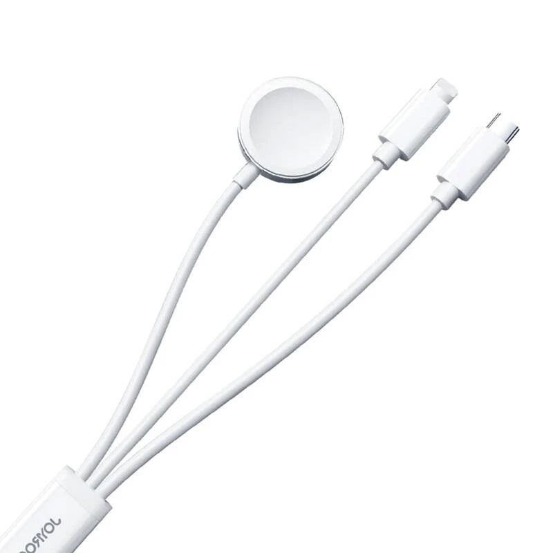 Magnetinis krovimo kabelis Joyroom S-IW008 Lightning USB-C 5V 1,2 m baltas