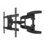 Priekinės sienos laikiklis ESPERANZA ERW021 40–85 colių plokščiajam televizoriui, metalinis, pakreipiamas, 6–50 cm atstumas, 68 kg apkrova, VESA 200x100–600x500 mm