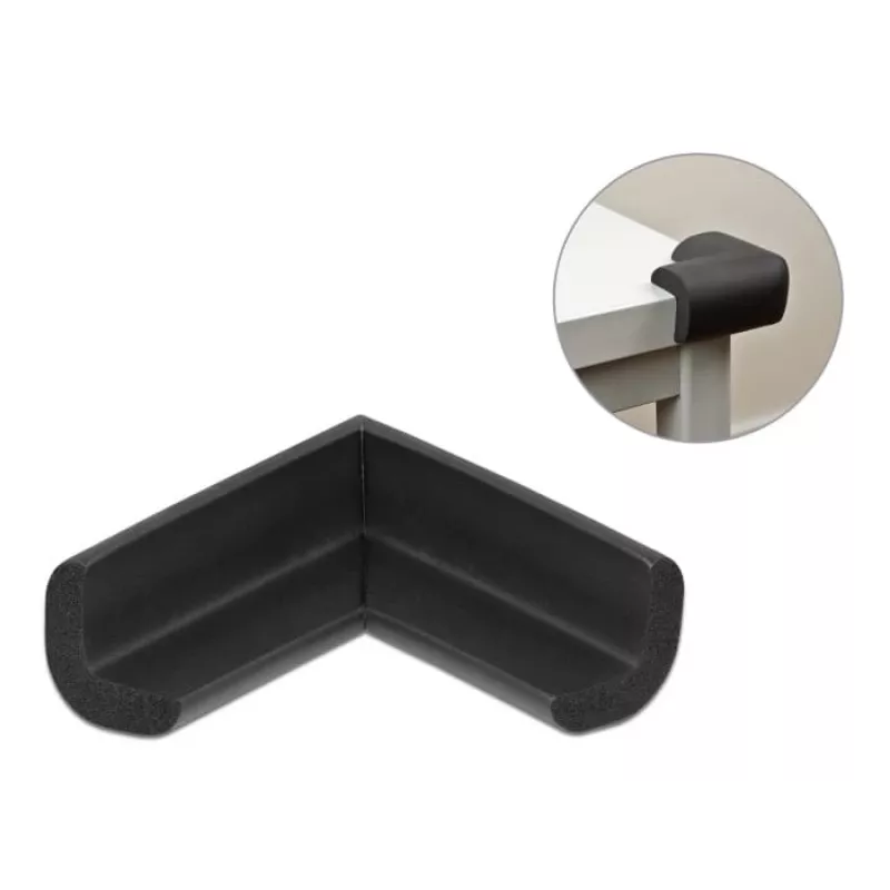 Apsauginis kampas DeLOCK 18397 56 x 56 x 22 mm juodas