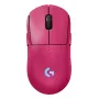 Logitech G PRO 2 - Pelė - žaidimų - dešinei ir kairei rankai - optinė - 8 mygtukai - belaidė, laidinė - 2,4 GHz, USB - USB Logitech LIGHTSPEED imtuvas - rožinė (910-007310)