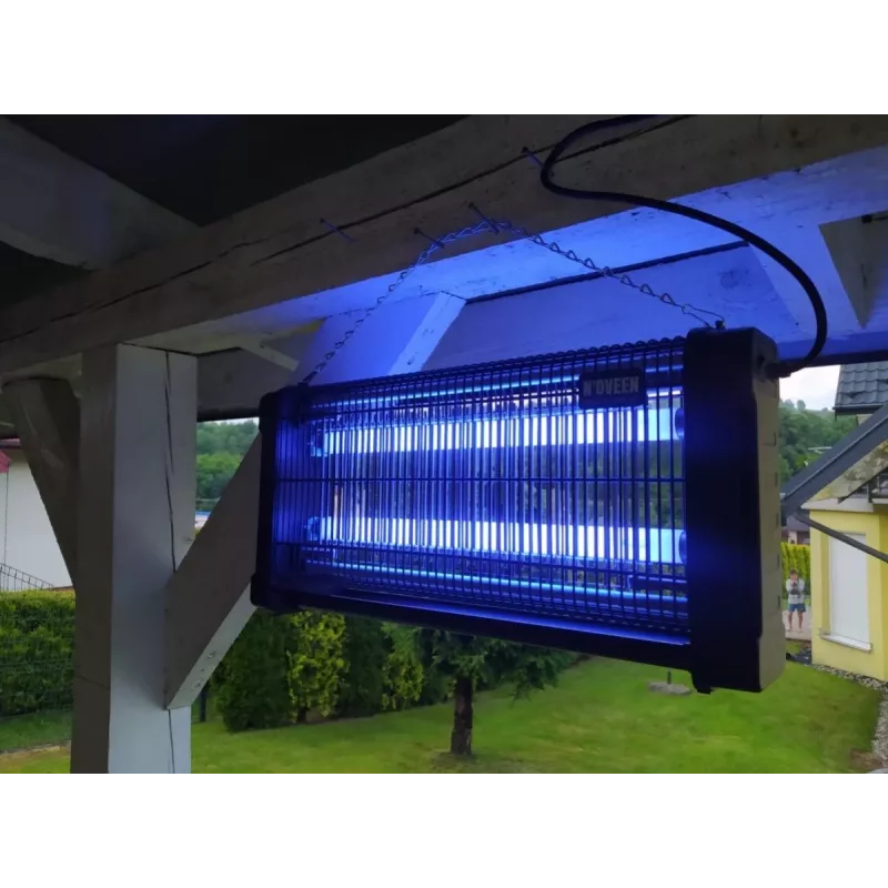 Insekticidinė lempa NOVEEN IKN30 Juoda – UV šviesa, energiją taupanti, vidaus patalpų kenkėjų kontrolė