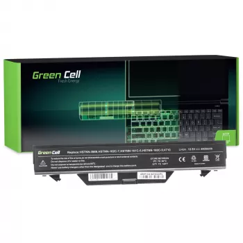 Baterija Green Cell HP11, skirta HP ProBook 4510, 4511S, 4515, 4710, 4720, 4400 mAh, juoda