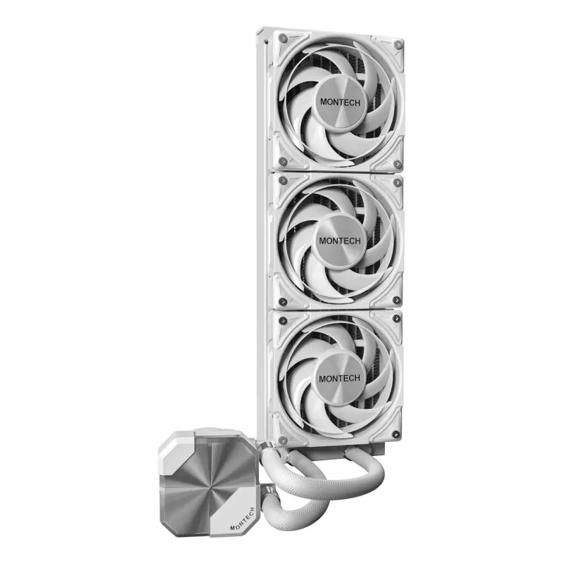 Vandens aušintuvas Montech HyperFlow Silent AiO - 360 mm, baltas