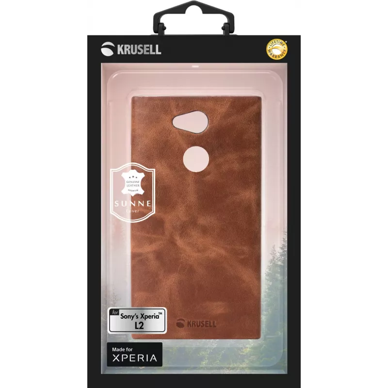 Krusell Sunne dėklas Sony XPERIA L2 14 cm (5.5 colio) Ruda oda