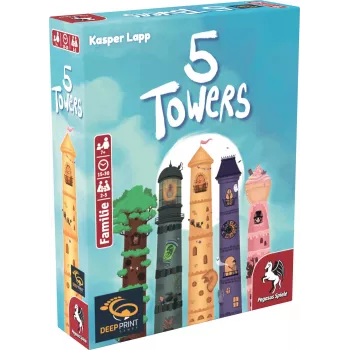 Deep Print Games: 5 Bokštų, Kortų Žaidimas