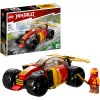 LEGO 71780 NINJAGO Kainio lenktyninis automobilis EVO 2v1 lenktynių automobilio modelis į visureigį, statybos rinkinys vaikams nuo 6 metų