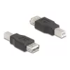 USB adapteris DeLOCK 67199 USB Type-B į Type-A juodas