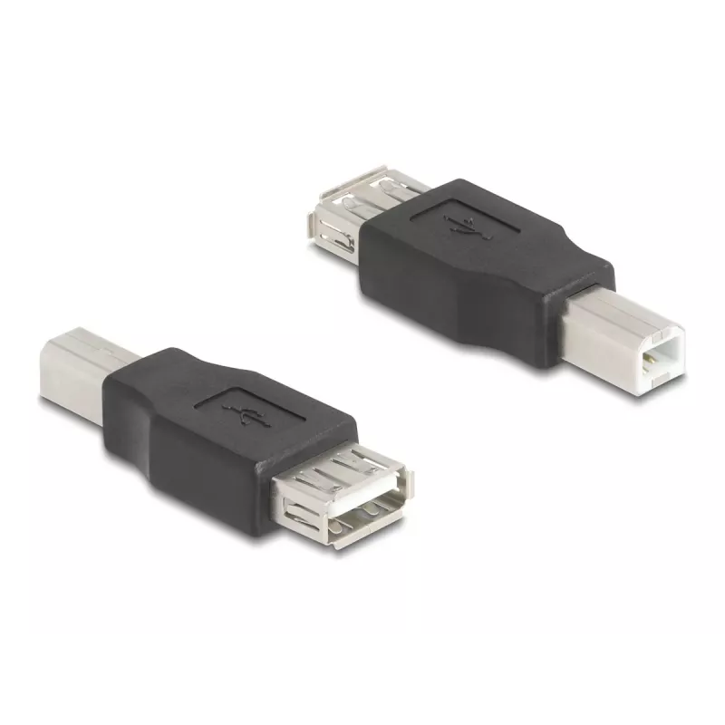 USB adapteris DeLOCK 67199 USB Type-B į Type-A juodas