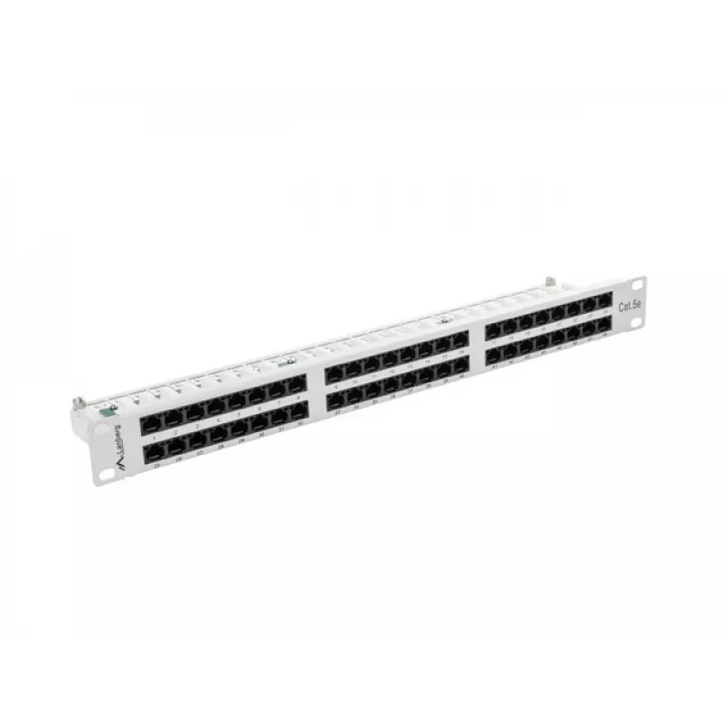 Patch Panel 1U Lanberg PPU5-1048-S 48 prievadų Cat5e
