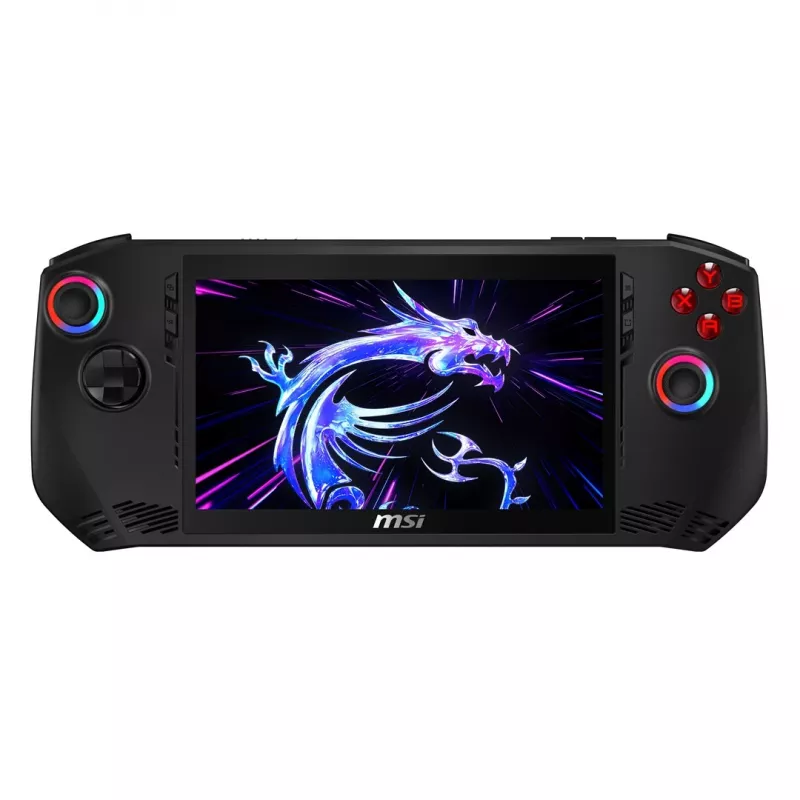 Nešiojama žaidimų konsolė MSI Claw 7 AI+ A2VM-031PL — 7 colių 1920×1200 IPS, Intel Arc GPU, 8 branduolių CPU, 32 GB LPDDR5x, 512 GB PCIe 4.0 SSD, Wi‑Fi 6E, Bluetooth 5.3