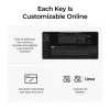 Mechaninė pilno dydžio (100 %) klaviatūra Keychron V6 Ultra 8K — QWERTY, Bluetooth, RGB LED, juoda