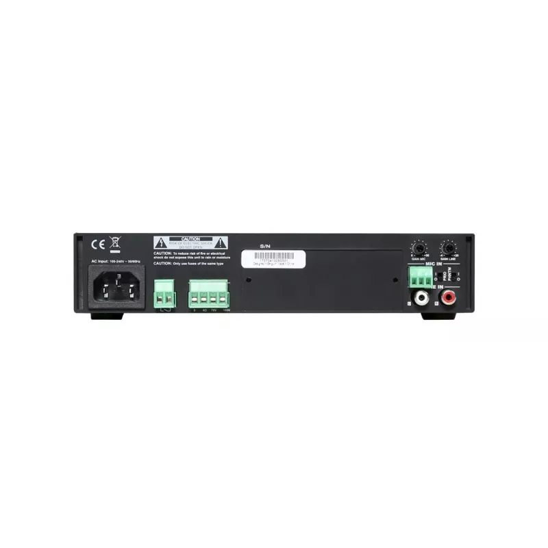 Viešojo adresavimo stiprintuvas Audac AUDAC COM108 80W 100V