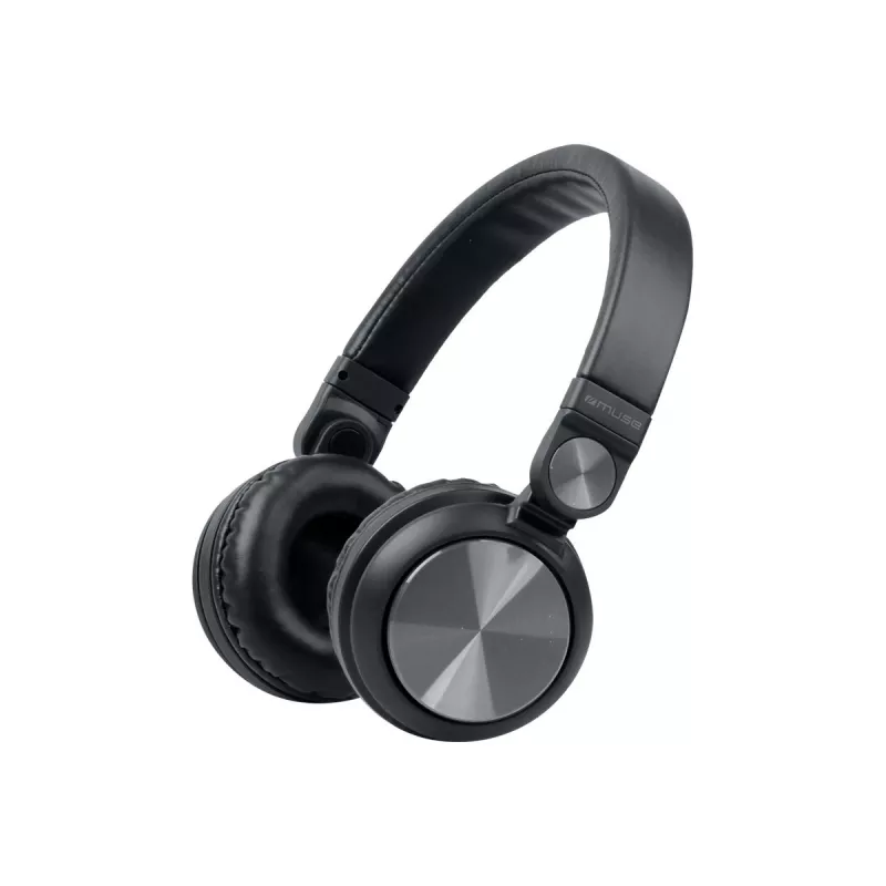 Ausinės „Muse M-276BT“ – belaidės ir laidinės ausinės su mikrofonu, juodos spalvos