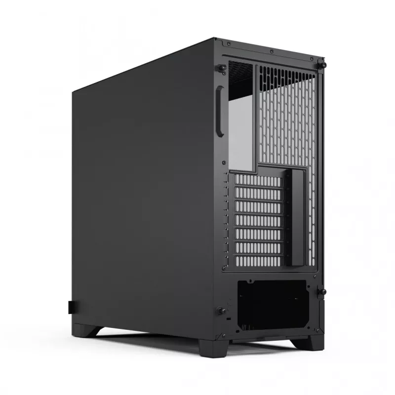 Fractal Design Pop 2 Air Black Solid vidutinis bokštas PC korpusas — ATX palaikymas, 3x 120 mm priekiniai ventiliatoriai, 2.5/3.5 colių diskų vietos, 215×481×462 mm