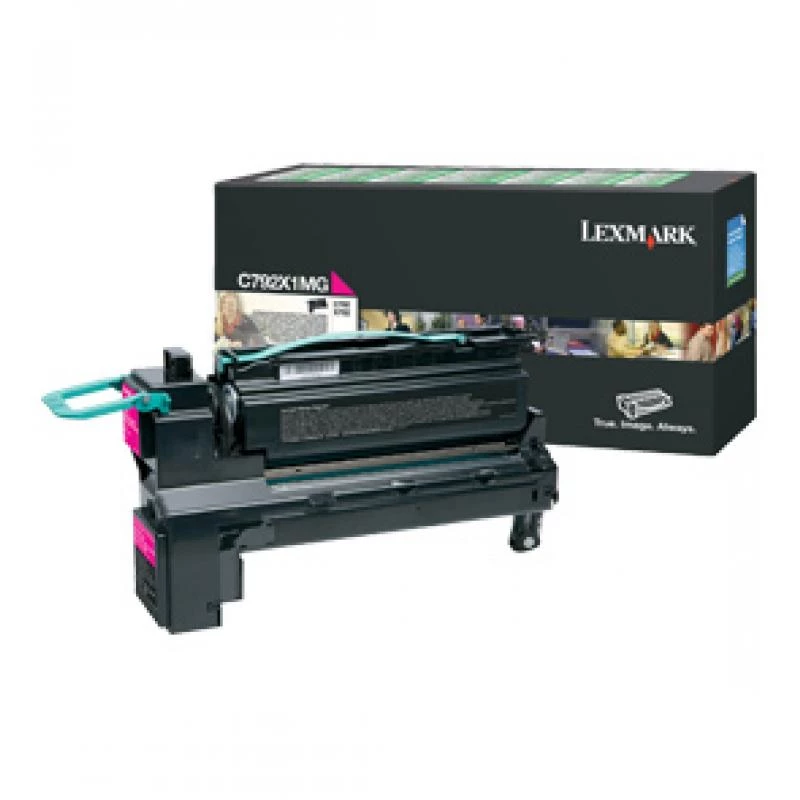 Lexmark C792X1MG purpurinė tonerio kasetė, ypač didelis išeigumas, 20000 psl.