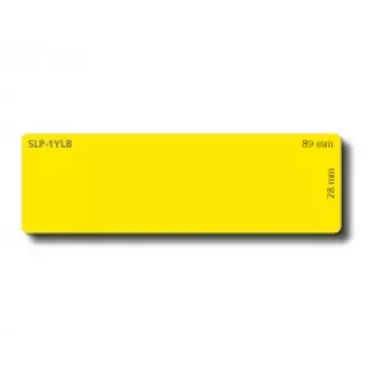 Seiko Instruments geltonos etiketės 28 x 89 mm, 130 vnt., skirtos Smart Label Printer 100, 120, 200, 220, 620, 650SE, EZ30, Pro (42100605)
