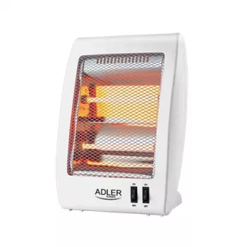 Adler AD 7709 Halogeninis šildytuvas | 800 W | 2 galios lygiai | Baltas