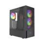 Gembird Fornax 4300 CCC-FC-4300 žaidimų korpusas ATX Midi Tower, grūdinto stiklo, ARGB ventiliatoriai, 2x USB 3.1, 1x USB 2.0, juodas