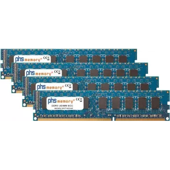 PHS-memory 32GB (4x8GB) rinkinys DDR3 UDIMM ECC 1600MHz PC3-12800E atmintis, skirta Supermicro H8DGU-F (SP160078)