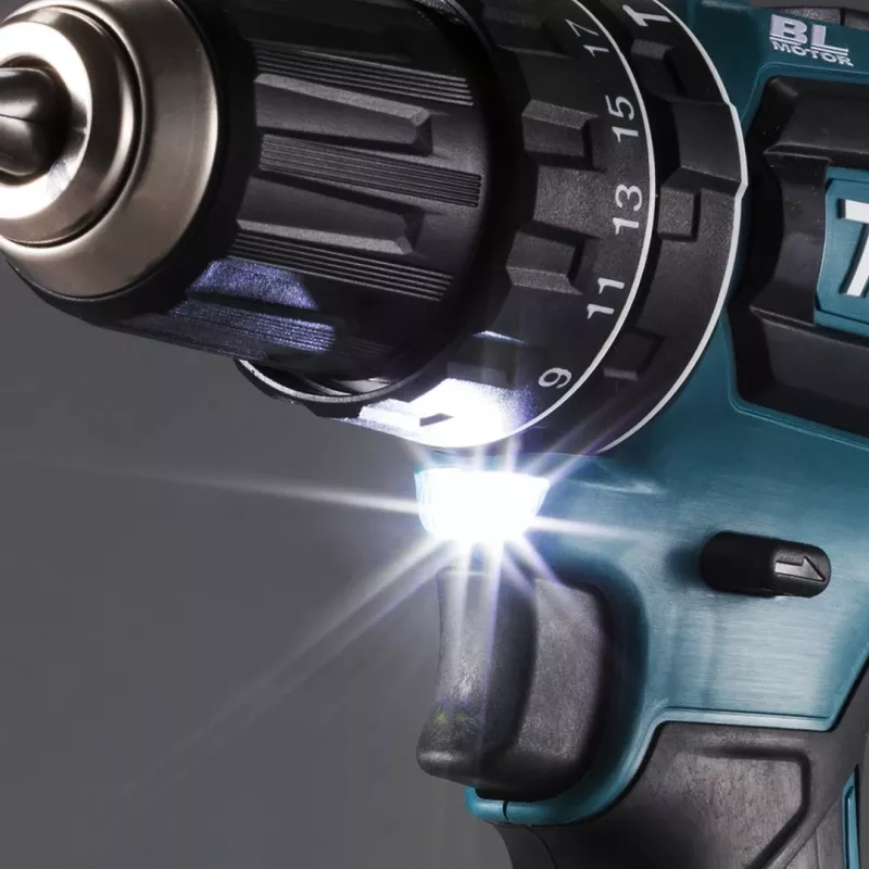 Gręžtuvas Makita DHP485Z, be rakto, 1,1 kg, juoda, mėlyna