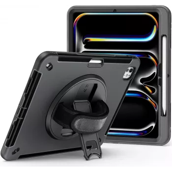 Dėklas su atrama jt berlin Apple iPad Pro 13 2024 — Robust Black