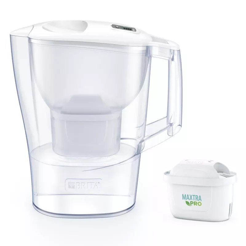 Brita 1052801 vandens filtras Stalo vandens filtras 2.4 L Baltas