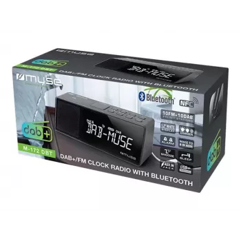 Muse M-172 DBT nešiojamas DAB+/FM RDS radijas, juodas