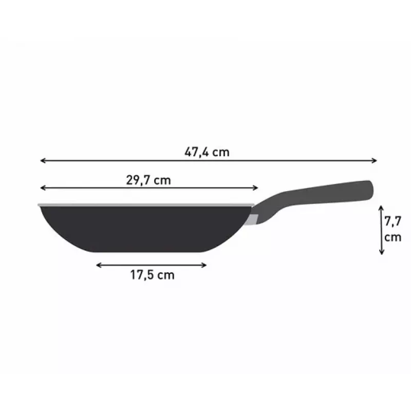 Wok keptuvė Tefal Renewal C4261943 28 cm nelimpanti