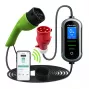 QOLTEC Mobile EV 2in1 Type2 11 kW 400 V Wi-Fi TUYA SMART LIFE LCD nešiojama sieninė dėžutė su 5 m laidu