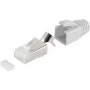 RJ-45 kištukas ShiverPeaks BS72067-10GR pilkas metalinis